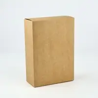 Коробка подарочная складная крафтовая, упаковка, 16 х 23 х 7.5 см