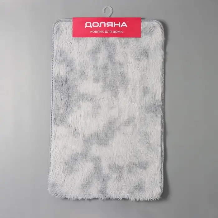 Коврик Доляна &laquo;Пушистик&raquo;, 50&times;80 см серый
