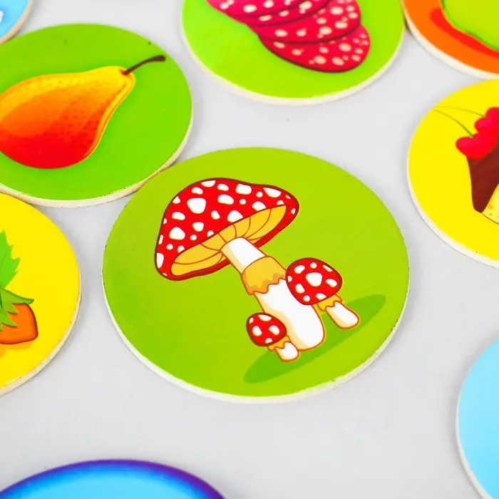 Развивающая игра &laquo;Накорми зверушку&raquo;, 2 основы, ложка, 20 элементов