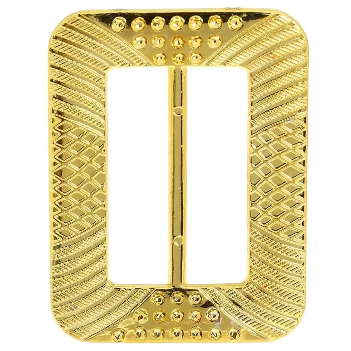 Пряжка прямоугольная золотая, 5.5&times;7.5 см