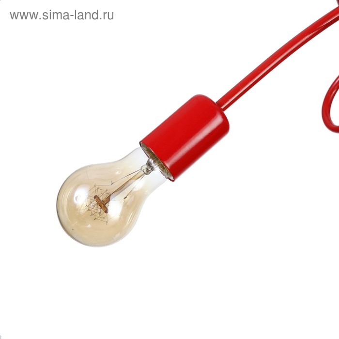 Светильник Светильник "Узел" красный 3x40W E27 85x85x40 см