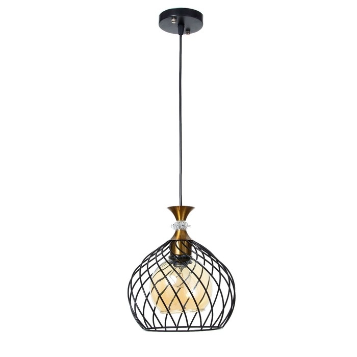 Светильник BayerLux Светильник BayerLux "Синара" E27 40Вт черный 21,5х21,5х19-119 см