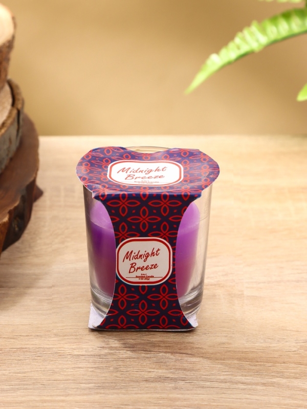 Свеча ароматическая "Candle" 100 гр, полуночный бриз