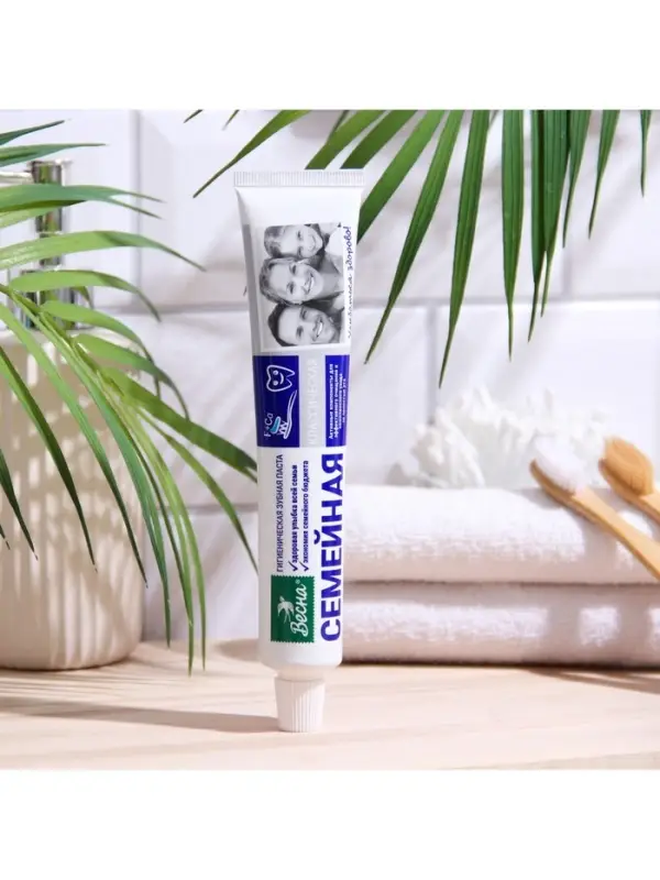 Зубная паста &laquo;Весна&raquo;, классическая, для всей семьи, 90 г