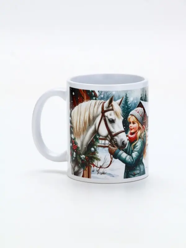 Кружка керамическая новогодняя «Волшебного Нового года», 320 мл Кружка керамическая новогодняя «Волшебного Нового года», 320 мл