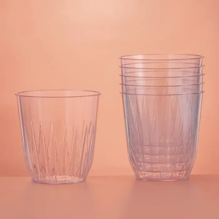 Стакан пластиковый одноразовый «Баккара», 200 мл, прозрачный