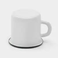 Кружка эмалированная &laquo;Белоснежная&raquo;, 380 мл, белая