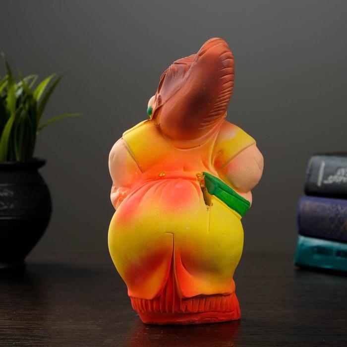 Копилка Копилка "Продавец Дуся" жёлтый, 11х10х18см