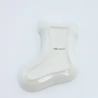 Блюдо сервировочное новогоднее Доляна &laquo;Праздник к нам приходит&raquo;, 20&times;15.5&times;3 см, доломит, белая, зелёная