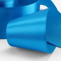 Лента атласная, 50 мм, 23&plusmn;1 м, тёмно-голубая