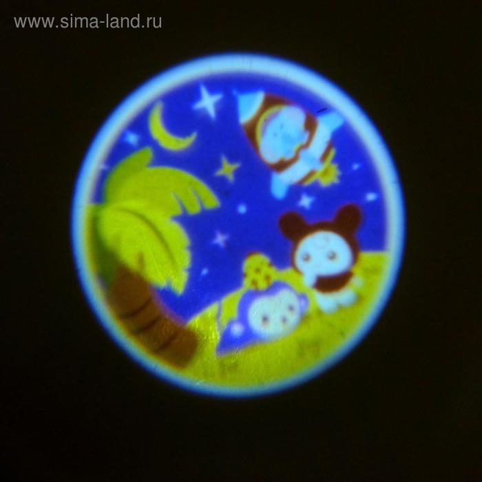 Музыкальный проектор «Весёлый жирафик» свет, звук, цвет жёлтый Музыкальный проектор «Весёлый жирафик» свет, звук, цвет жёлтый