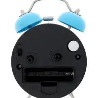 Часы - будильник настольные "Классика", дискретный ход, 12 х 8.5 см, АА, голубые Часы - будильник настольные "Классика", дискретный ход, 12 х 8.5 см, АА, голубые