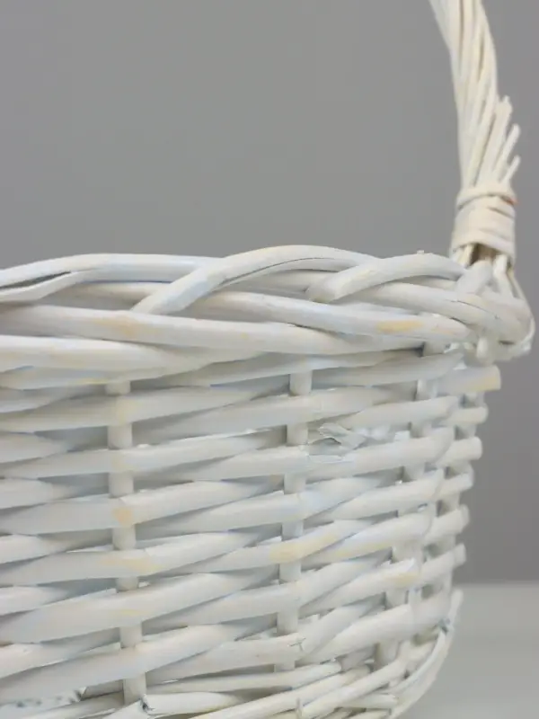 Корзина плетеная (ива): 35х35х13Hз36HH, 1 шт., белый