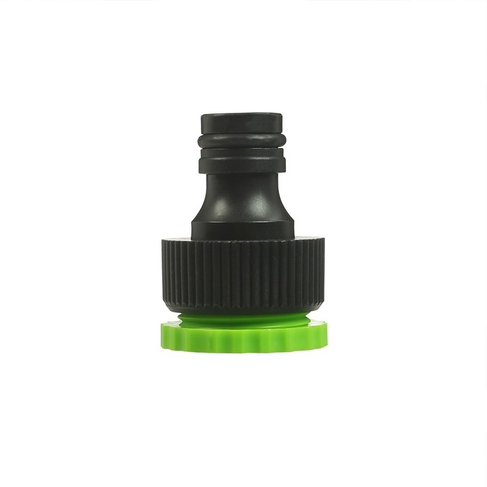 Шланг поливочный спиральный, 7,5 м, быстросъёмный, с насадкой для полива и штуцером, зелёный, Greengo Шланг поливочный спиральный, 7,5 м, быстросъёмный, с насадкой для полива и штуцером, зелёный, Greengo