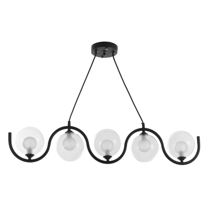 Светильник BayerLux Светильник BayerLux "Сигма" 5хG9 40Вт черный 100х12х100см