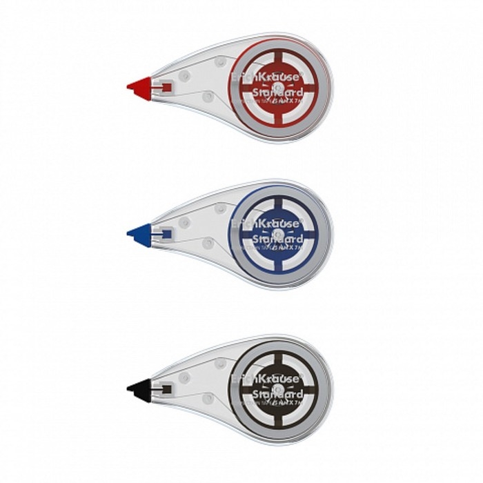 Корректирующая лента 5 мм х 7 м, ErichKrause Standard, в пакете, европодвес, микс Корректирующая лента 5 мм х 7 м, ErichKrause Standard, в пакете, европодвес, микс