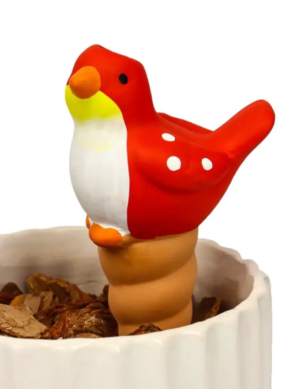 Автополив для комнатных растений &laquo;Птичка&raquo;, 16.5&times;8.5 см, керамика, набор 4 шт., МИКС