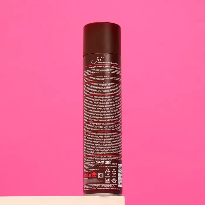 Лак для волос Jet chocolate Strong maxi &laquo;Экстра сильная фиксация&raquo;, 300 мл