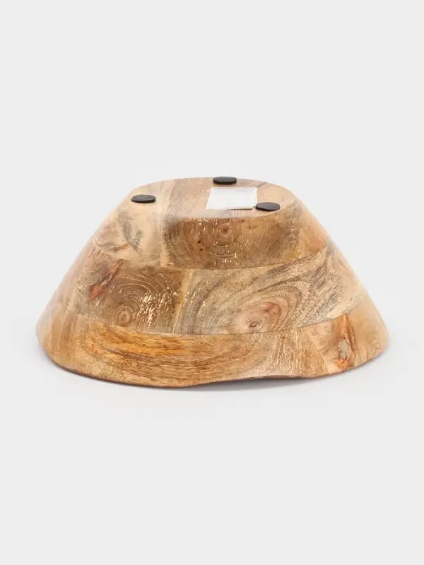 Салатник &laquo;Черепаха и цветы&raquo;, 23&times;23&times;10.5 см, дерево манго