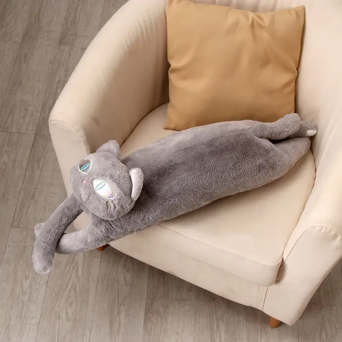 Мягкая игрушка &laquo;Кот&raquo;, 90 см, цвет серый
