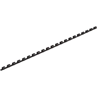 Пружины для переплета пластиковые  6мм черные 100шт/уп