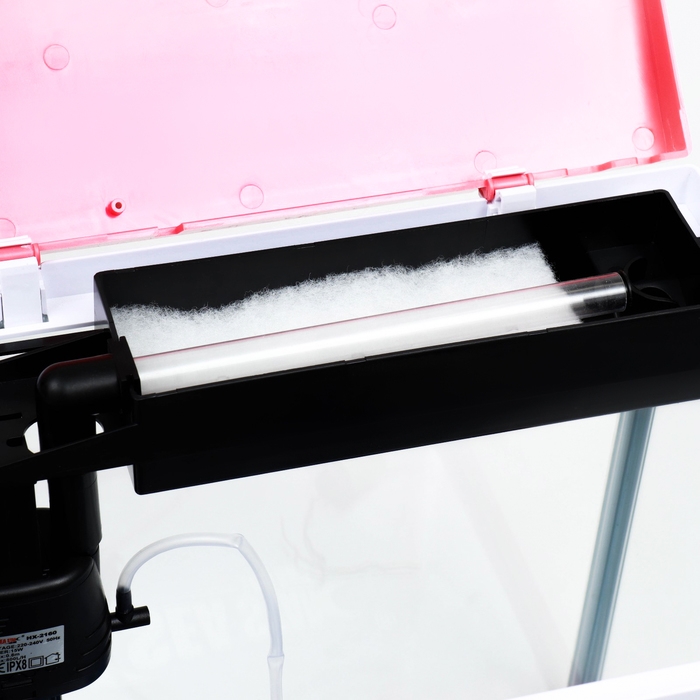 Аквариум SeaStar HX-390F в комплекте: LED-лампа 3х цветная, 7 режимов, фильтр, 30 л, красный 99336 Аквариум SeaStar HX-390F в комплекте: LED-лампа 3х цветная, 7 режимов, фильтр, 30 л, красный 99336