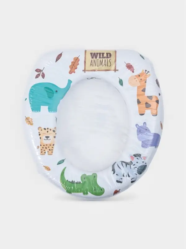 Сиденье для унитаза детское 29х27,5х5 см Сиденье для унитаза детское 29х27,5х5 см "Зоопарк"