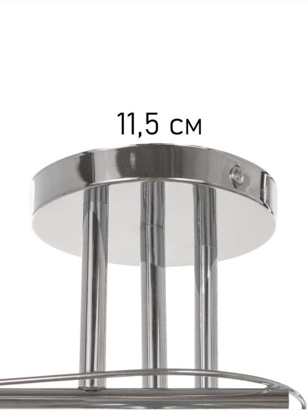 Люстра "Муза" 3х40Вт Е27 хром