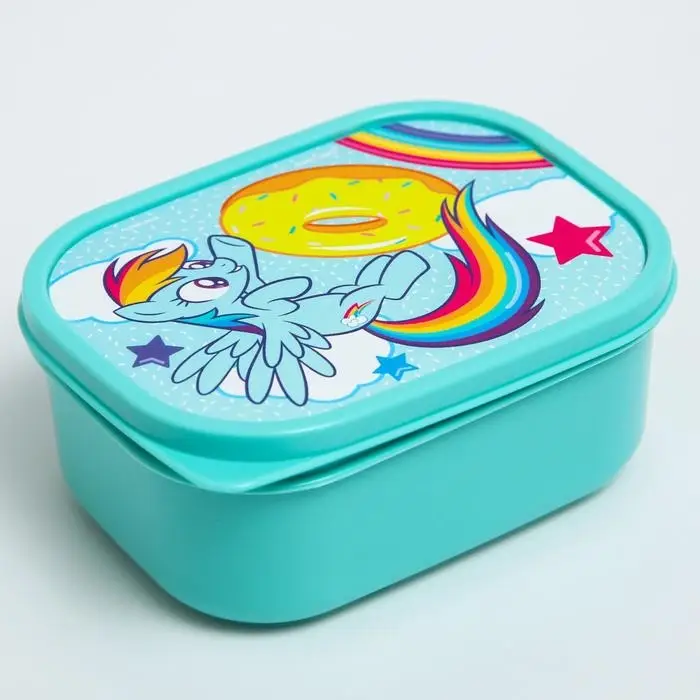 Ланч-бокс прямоугольный 0,5 л  Ланч-бокс прямоугольный 0,5 л "Радуга Дэш", My little pony