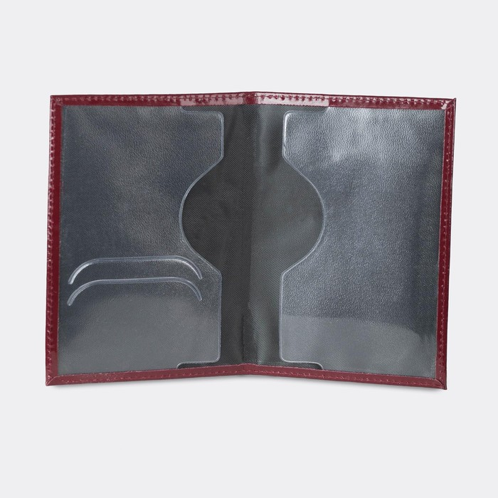 Обложка для военного билета, цвет бордовый Обложка для военного билета, цвет бордовый