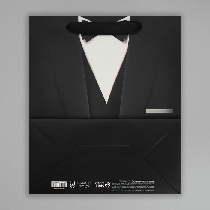 Пакет подарочный ламинированный вертикальный, упаковка, &laquo;Стиль&raquo;, ML 23 х 27 х 11,5 см