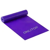 Эспандер ленточный для фитнеса ONLYTOP, 150&times;15&times;0.04 см, 10 кг, МИКС