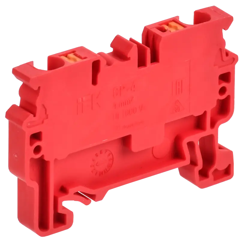 ARMAFIX Клемма пружинная Push In CP 4мм2 красная IEK
