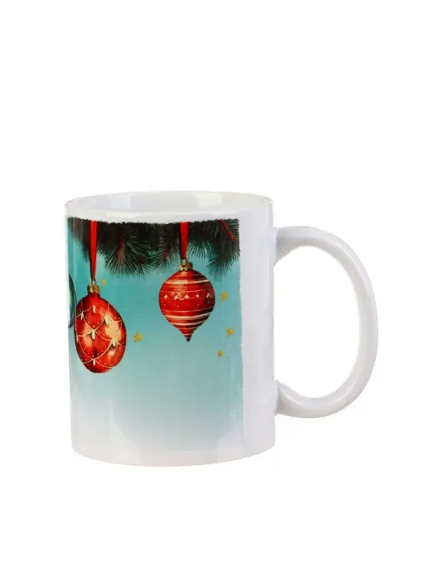 Кружка керамическая «Приятных сюрпризов!», ёлочная игрушка, 320 мл Кружка керамическая «Приятных сюрпризов!», ёлочная игрушка, 320 мл