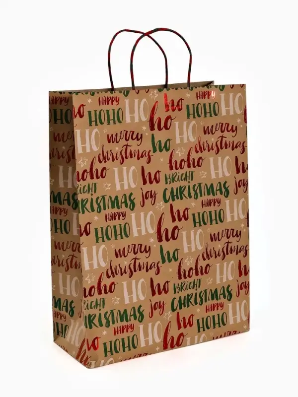 Набор подарочных пакетов &laquo;Новогодний&raquo;, 3 шт,  25&times;4&times;30.5 см, 30&times;40&times;11,5 см, 18&times;23&times;10 см