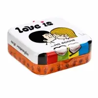 Освежающие конфеты Love is, в форме сердца, со вкусом морской соли и маракуйи, 20 г
