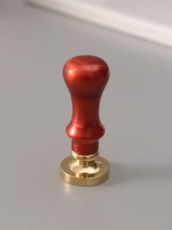 Печать для сургуча с пластиковой ручкой &laquo;Буква Q на вензеле&raquo;, 2.5&times;2.5&times;6.3 см