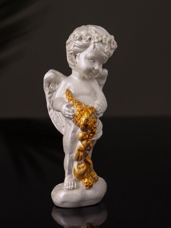 Ангел с рогом изобилия, 8,5х3 см, перламутр