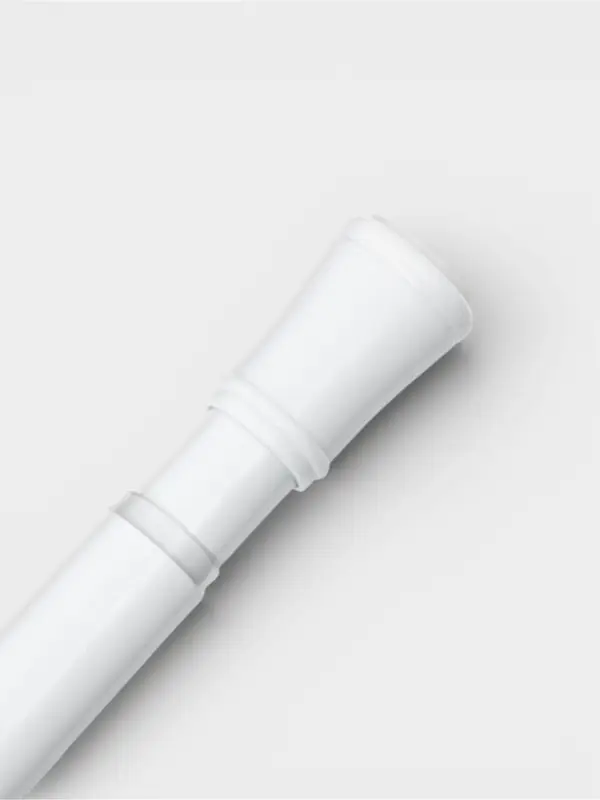 Карниз для ванной комнаты "Эталон" 110-200 см, цвет белый