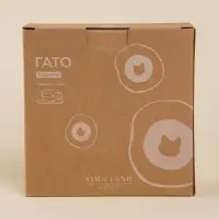 Чайная пара SL Home &laquo;Гато&raquo;, 270 мл, фарфор, белая