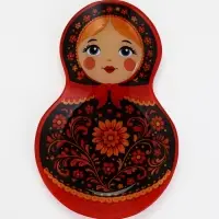 Тарелка в форме матрёшки &laquo;Классика&raquo;, 14,5x22 см