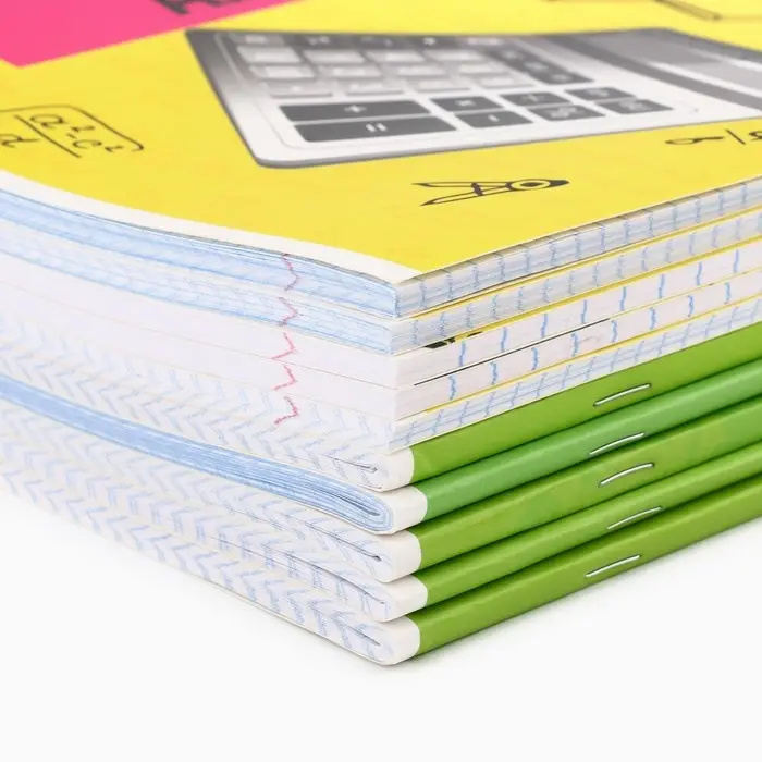 Тетради предметные, 48 л., набор из 10 шт., блок №1, уф лак, матовая ламинация &laquo;Яркий&raquo;