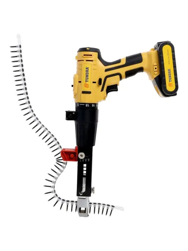 Насадка на шуруповерт ТУНДРА, для завинчивания саморезов, длина 235 мм