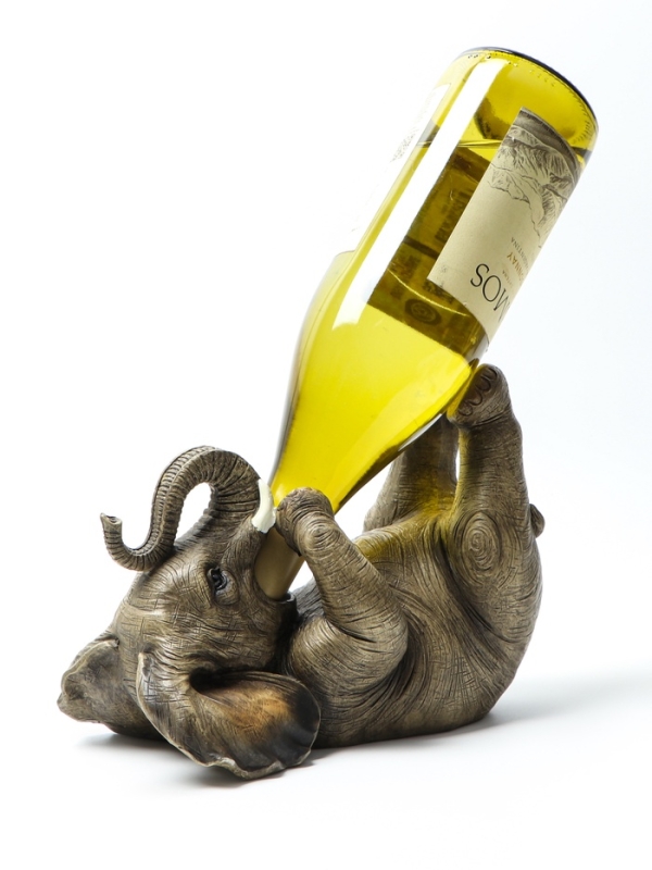 Подставка для бутылки  Подставка для бутылки "Слоник" 21х11х15см
