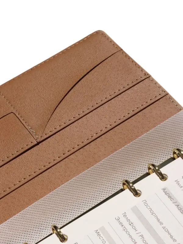 Органайзер на кольцах, C6, с клапаном, 80л, линия, к/зам, Бежевый Органайзер на кольцах, C6, с клапаном, 80л, линия, к/зам, Бежевый