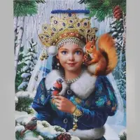 Пакет подарочный &laquo;Снегурочка&raquo;, 18&times;10&times;22.3 см