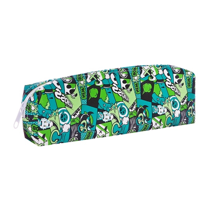 Пенал школьный Пенал школьный "Комикс", на молнии, МИКС