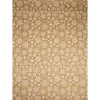 Бумага в тубусе крафтовая в рулоне &laquo;Снежинки&raquo;, 0.68 &times; 7 м