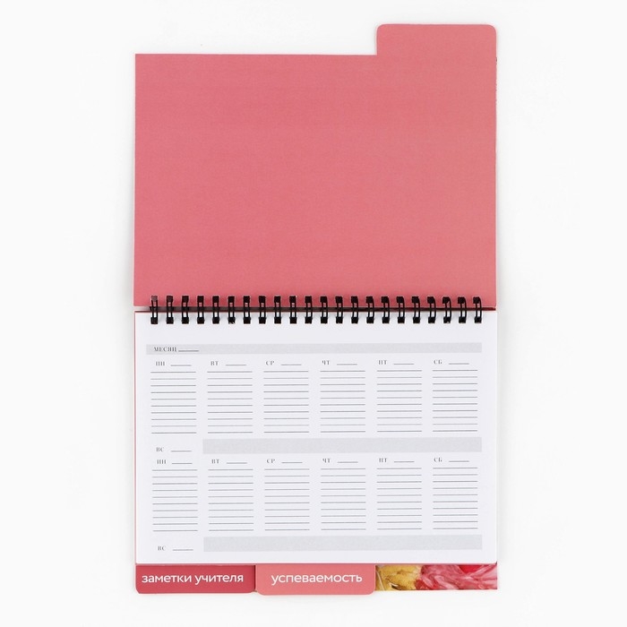 Планинг-ежедневник на спирали с разделителями «Учителю: Обучение - дело сердца», А5, 45 листов Планинг-ежедневник на спирали с разделителями «Учителю: Обучение - дело сердца», А5, 45 листов