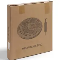 Подушка балансировочная ONLYTOP, массажная, d=35 см, розовая